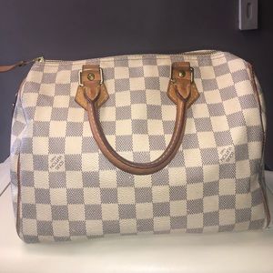 Louis Vuitton Mini Damier Speedy Bag